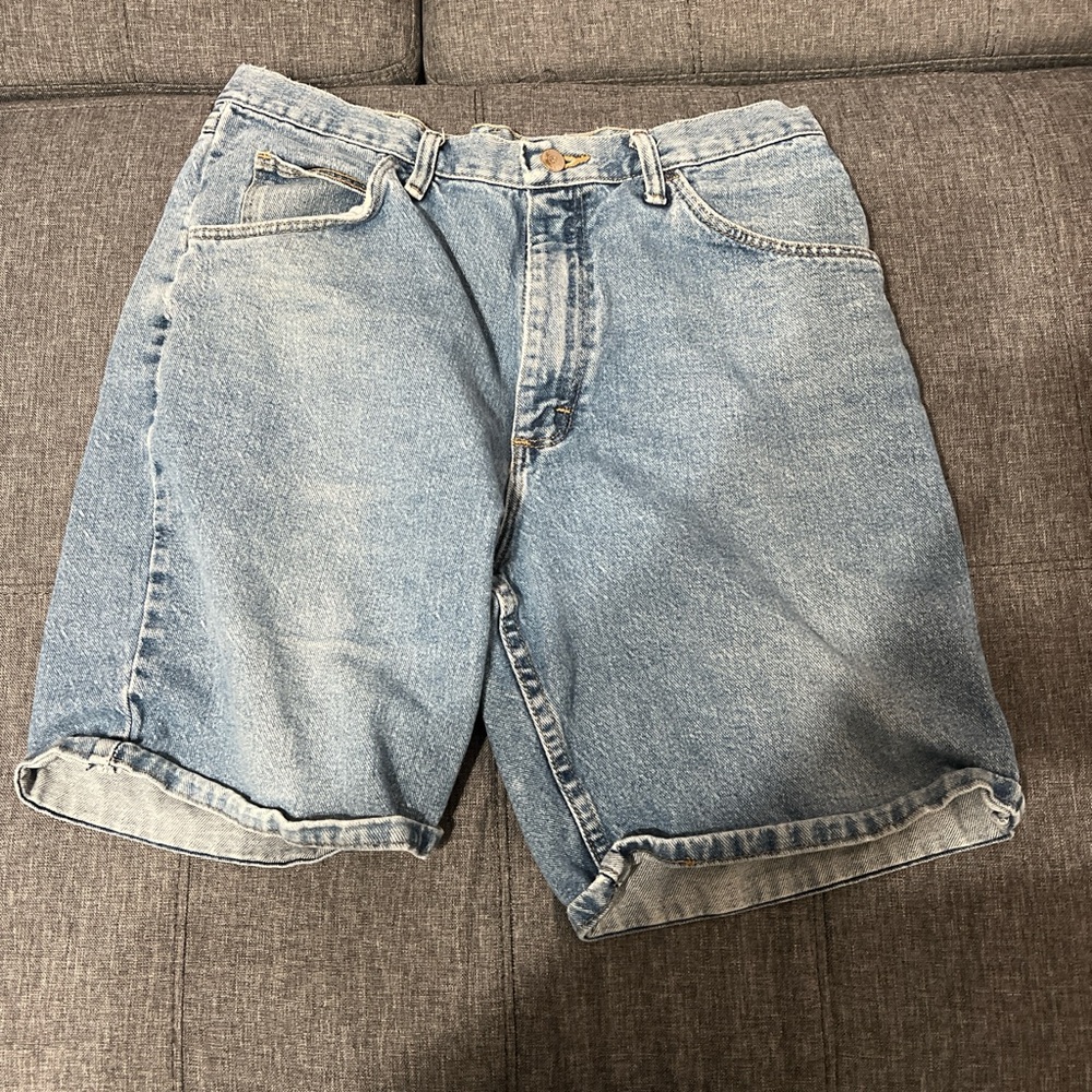 Men's Blue Denim Shorts